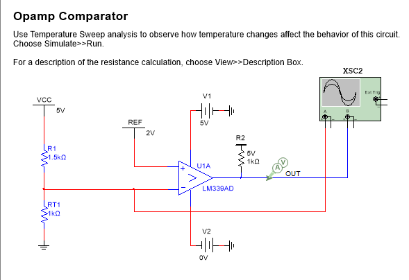 Temperature Sweep Comparator